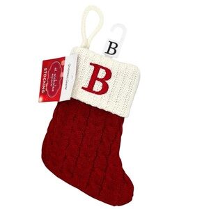 St. Nicholas Square Mini Monogram Christmas Stocking​